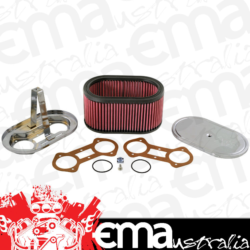 K&N Filters KN56-1220 Custom Racing Assembly Filter 5-1/2 X 9 X 4-1/2 Suit Weber Ida 48 Mm