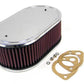 K&N Filters KN56-1360 Custom Racing Assembly Filter 5-1/2 X 9 X 3-1/4 Suit Sk Racing & Solex 40 44 48 Mm & Weber Dcoe 40 42 45 & 48 Mm