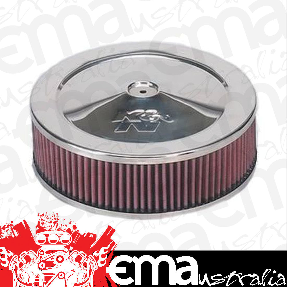 K&N Filters KN59-3364 Marine Flame Arrestor Round S/Steel 9" X 2.75"H 5-1/8" Neck