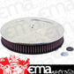 K&N Filters KN60-1130 Chrome Custom Air Cleaner Assembly 11 X 2-3/16" Suit Neck Size 2-5/8 In 67 Mm