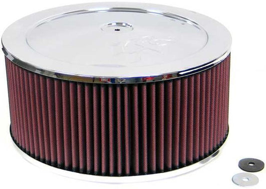 K&N Filters KN60-1210 11" X 6" Air Cleaner Assembly W/ 5-1/8" Neck 3/4" Vent Tube