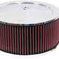 K&N Filters KN60-1250 Chrome Custom Air Cleaner Assembly 11 X 6" Suit Neck Size 7-5/16" 186 Mm