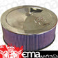 K&N Filters KN60-1270 Chrome Custom Air Cleaner Assembly 14 X 5" Suit Neck Size 5-1/8" 130 Mm