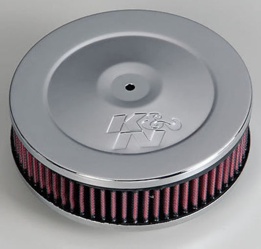 K&N Filters KN60-1320 Chrome 7X2" Air Filter Assembly 5-1/8" Neck