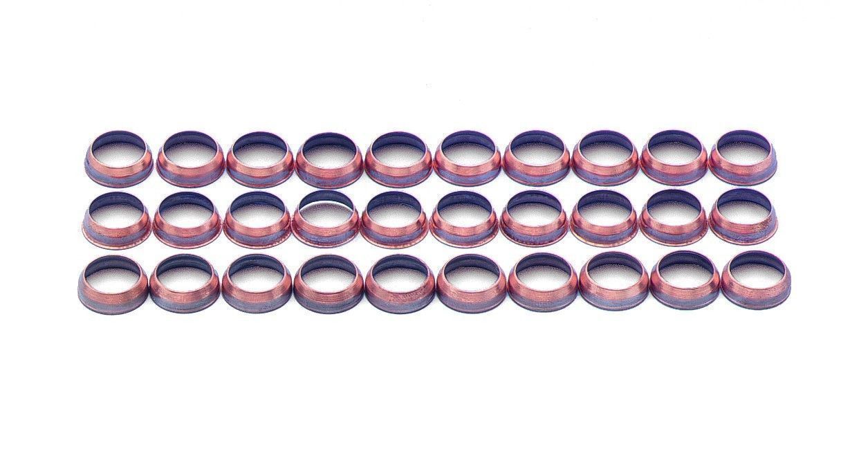 ACCEL SPARK PLUG TAPERED INDEX WASHERS SUIT 14MM TAPER SEAT PLUGS 30 PK AC1001