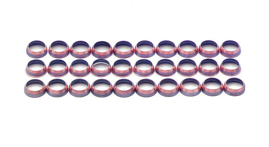 ACCEL SPARK PLUG TAPERED INDEX WASHERS SUIT 14MM TAPER SEAT PLUGS 30 PK AC1001