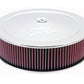 K&N Filters KN60-1440 Chrome Custom Air Cleaner Assembly 14 X 4" Suit Neck Size 5-1/8" 130 Mm