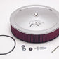 K&N Filters KN60-1640 16 X 3.5" Chrome Air Cleaner Assembly 1" Dropped Base 7-5/16" Neck