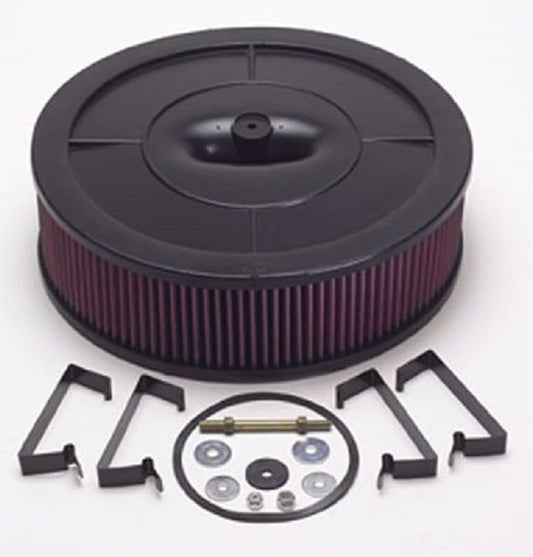 K&N Filters KN61-2000 14" X 3.75" Flow Control Air Cleaner Assembly 5-1/8" Neck