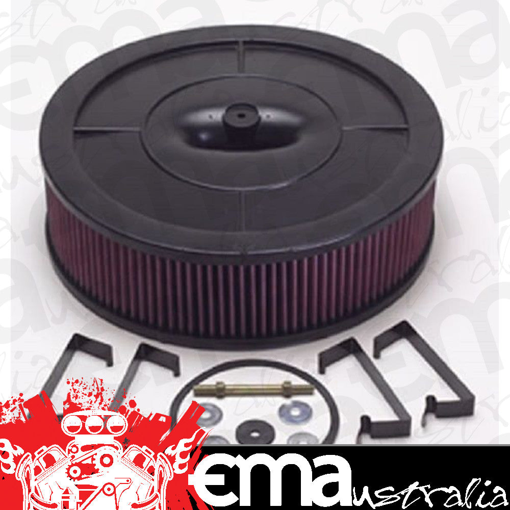 K&N Filters KN61-2000 14" X 3.75" Flow Control Air Cleaner Assembly 5-1/8" Neck