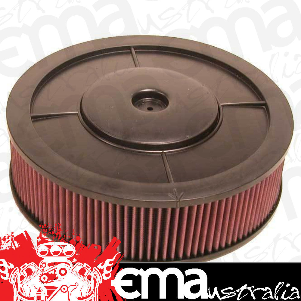 K&N Filters KN61-4000 14" X 4" Flow Control Air Cleaner Assembly 5.125" Neck