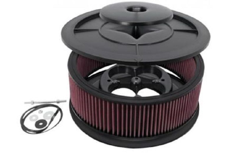 K&N Filters KN61-6000 14" X 4.5" Flow Control Air Cleaner Assembly 7-5/16" Neck