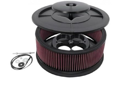 K&N Filters KN61-6000 14" X 4.5" Flow Control Air Cleaner Assembly 7-5/16" Neck