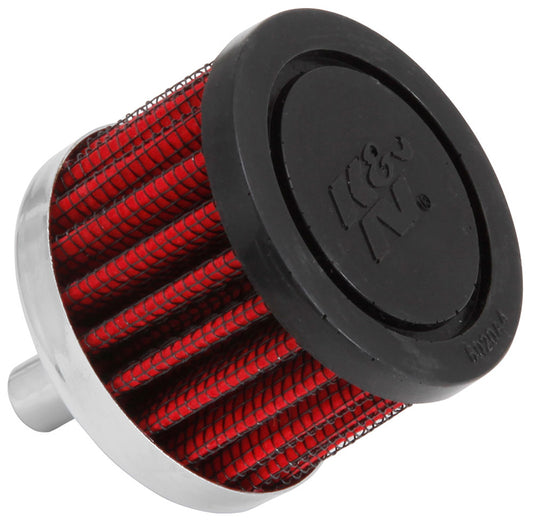 K&N Filters KN62-1000 Push-In Vent Filter 2" Od X 1-1/2" H W/ 3/8" 10Mm Tube