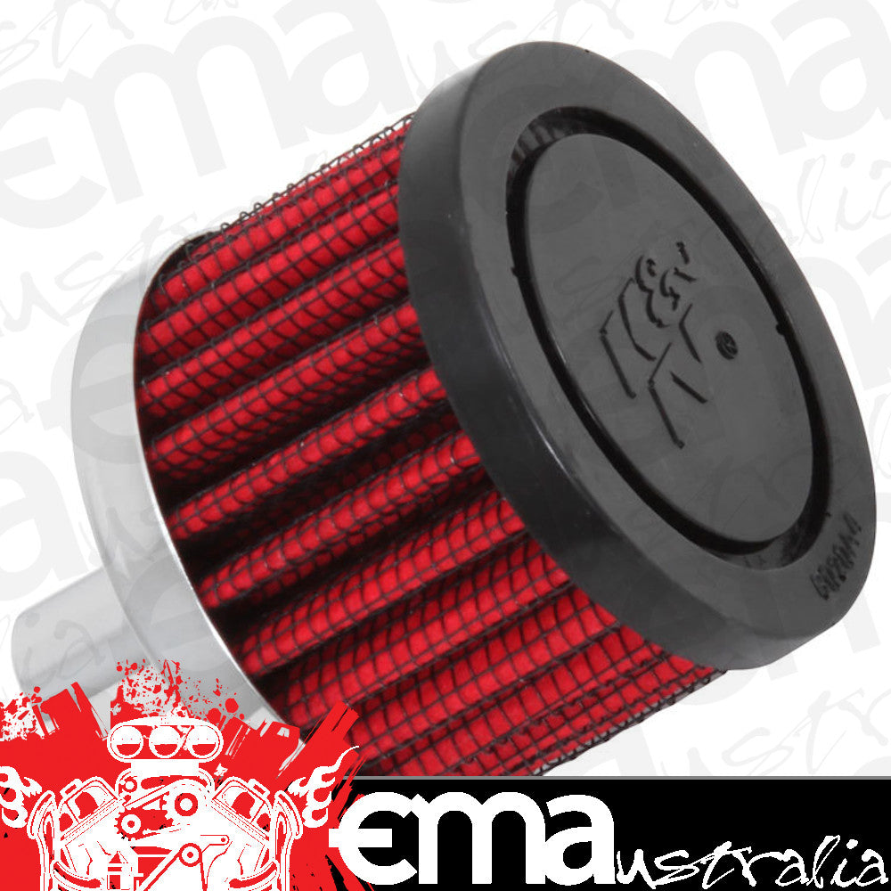 K&N Filters KN62-1010 Push-In Vent Filter 2 Od X 1-1/2 H W/ 1/2" 13Mm Tube