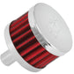 K&N Filters KN62-1015 Push-In Vent Filter 2 Od X 1-1/2 H W/ 1/2" 13Mm Tube
