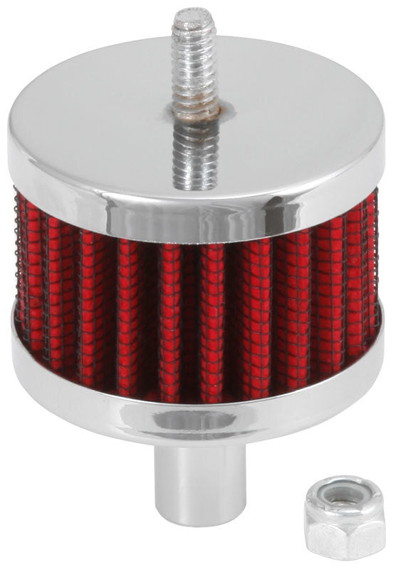 K&N Filters KN62-1100 Push-In Vent Filter 2 Od X 1-1/2 H W/ 1" 25Mm Tube W/ Stud