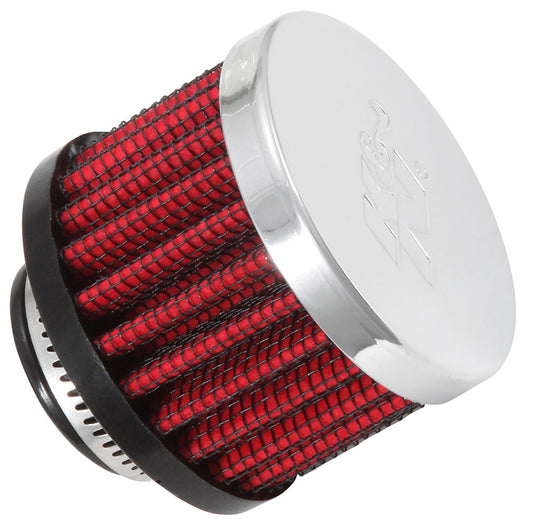 K&N Filters KN62-1360 Clamp-On Vent Filter 2 Od X 1-1/2 H W/ 3/4" 19Mm Hole