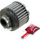 K&N Filters KN62-1420 Clamp-On Vent Filter 3 Od X 2-1/4 H W/ 1" 25Mm Hole