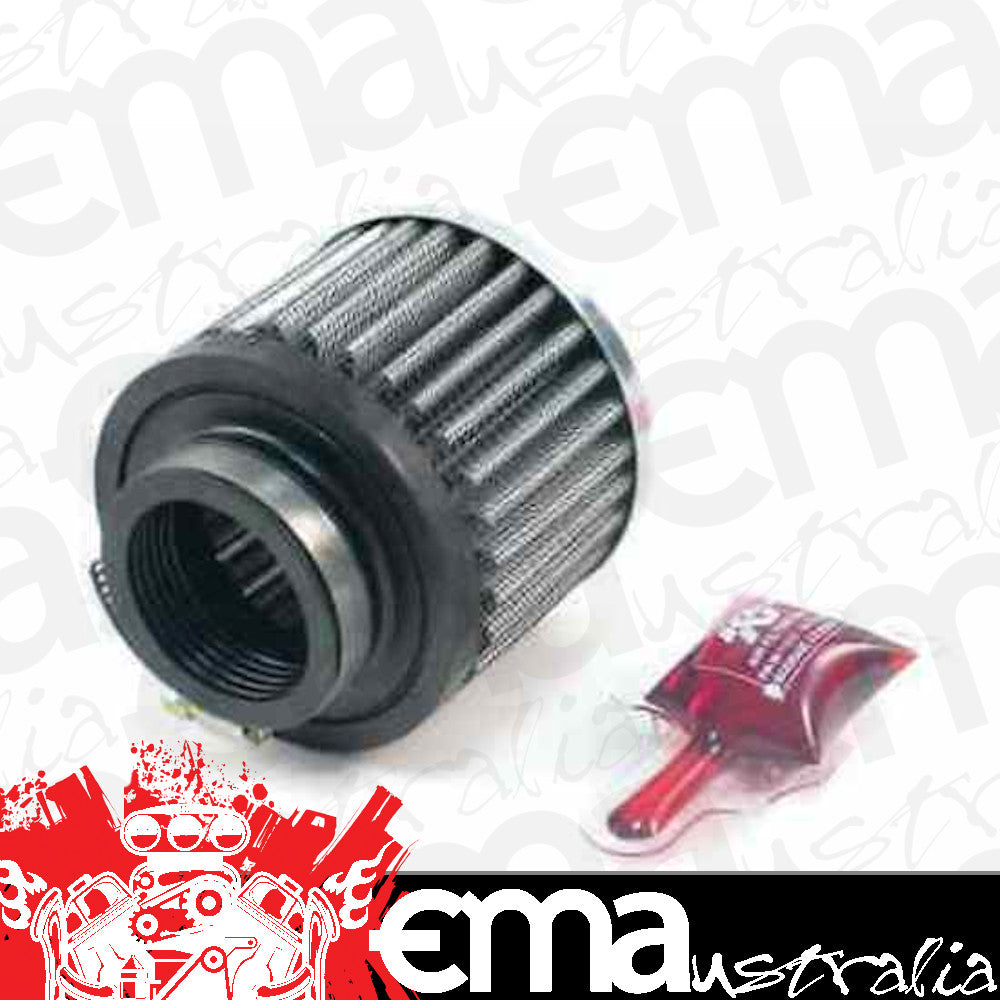 K&N Filters | KN62-1460 | Filters Chrome Vent Filter 1-1/2 Vcover Crankcase