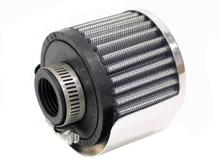 K&N Filters KN62-1511 Clamp-On Vent Filter 3 Od X 2-1/2 H W/ 1" 25Mm Hole