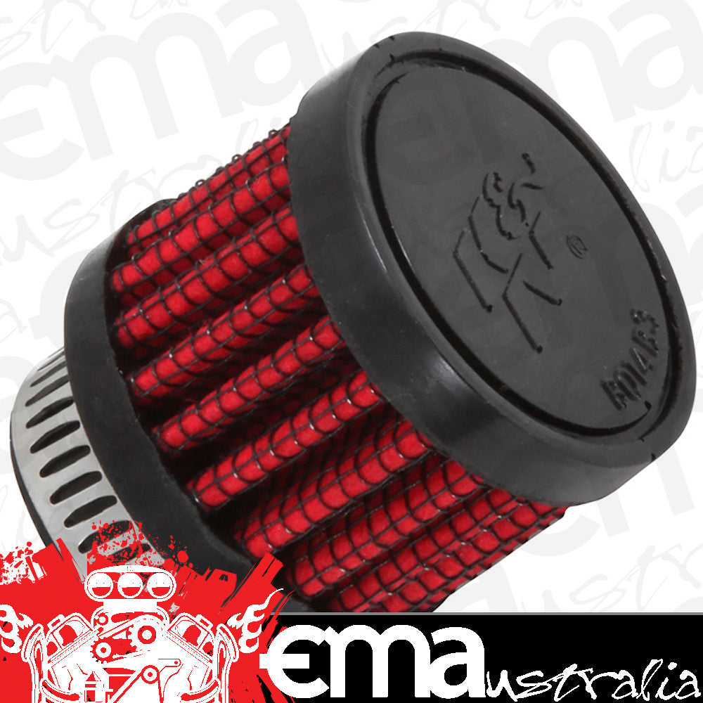 K&N Filters KN62-1560 Clamp-On Vent Filter 1-3/8 Od X 1-1/8 H W/ 3/4" 19Mm Hole