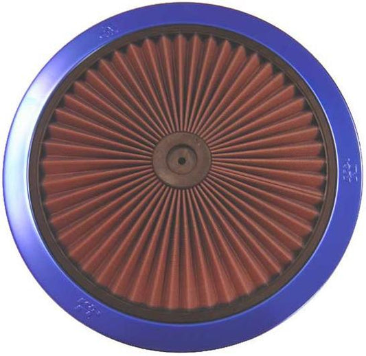 K&N Filters KN66-1401XB X-Stream Top Plate Filter Suit 14" Od, Blue