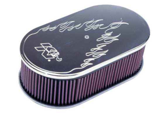 K&N Filters KN66-1470 Custom Air Filter Assembly 15 L X 8-1/4 W X 2" H Suit Neck Size 5-1/8"