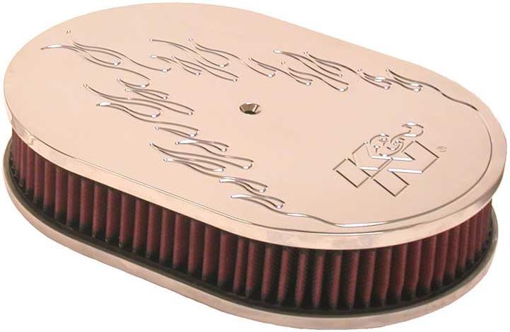 K&N Filters KN66-1530 Custom Air Filter Assembly 11-1/2 L X 8-1/8 W X 2" H Suit Neck Size 5-1/8"