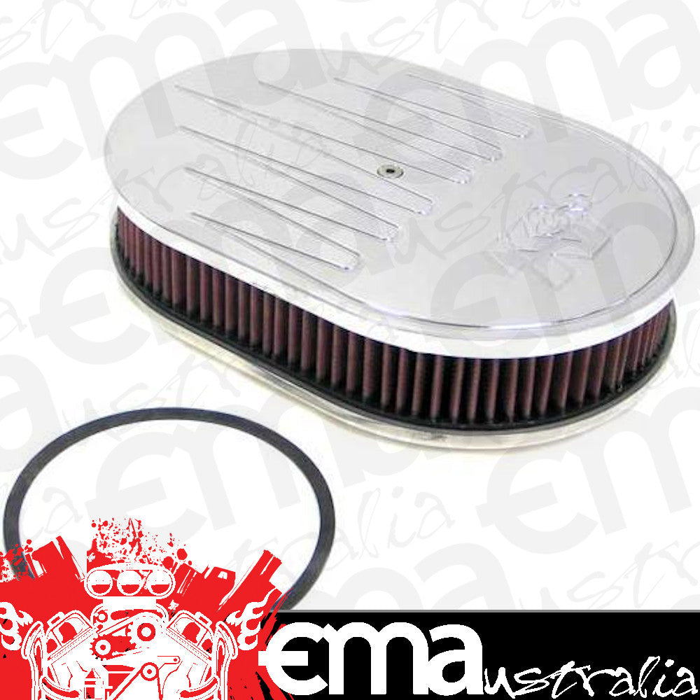 K&N Filters KN66-1550 Custom Air Filter Assembly 11-1/2 L X 8-1/8 W X 2" H Suit Neck Size 5-1/8"
