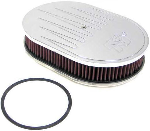 K&N Filters KN66-1550 Custom Air Filter Assembly 11-1/2 L X 8-1/8 W X 2" H Suit Neck Size 5-1/8"