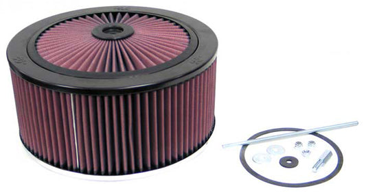 K&N Filters KN66-3140 Custom Air Filter Assembly 11 Od X 3-1/2" H Suit Neck Size 7-5/16" Dominator