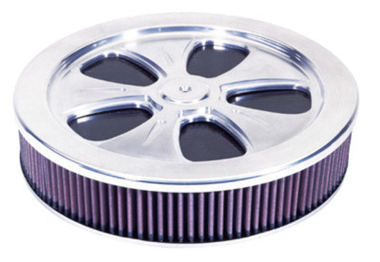 K&N Filters KN66-5090 Custom Air Filter Assembly 14 Od X 4" H Suit Neck Size 5-1/8"