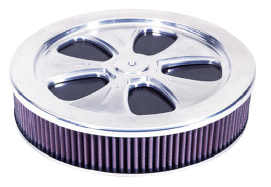 K&N Filters KN66-5090 Custom Air Filter Assembly 14 Od X 4" H Suit Neck Size 5-1/8"