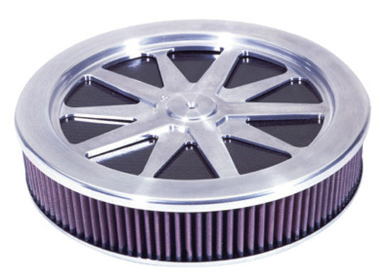 K&N Filters KN66-5110 Custom Air Filter Assembly 14 Od X 4" H Suit Neck Size 5-1/8"