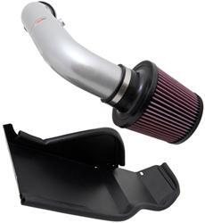 K&N Filters KN69-5306TS 69 Series Typhoon Air Intakes For Kia 2.0L Kit Silver Tube Red Filter