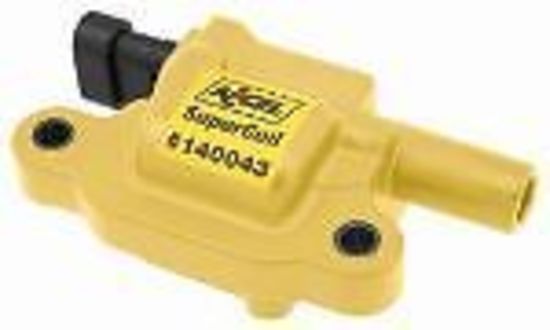 Accel AC140043-8 SUPER COIL LS2 LS3 LS7 IGNITION COILS BLACK/YELLOW 8 PACK