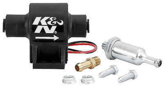 K&N Filters KN81-0403 Universal Inline Electric Fuel Pump 34 Gph @ Between 7 & 10 Psi