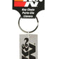 K&N Filters KN87-11494-1 Logo Key Ring Full Colour Logo 2.5" X 1" Chrome Finish