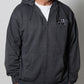 K&N Filters KN88-11973-M Zip-Up Hoody W/ Plan Logo Grey, Medium