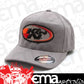 K&N Filters KN88-12090-M Oval Logo Flexfit Hat Grey Small/Medium