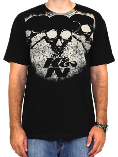 K&N Filters KN88-6012-M Mens Black W/ Skulls T-Shirt M