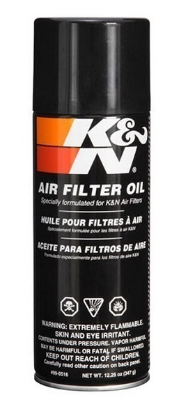 K&N Filters KN99-0516 Air Filter Oil 12-Oz. 354Ml Aerosol Can - Red
