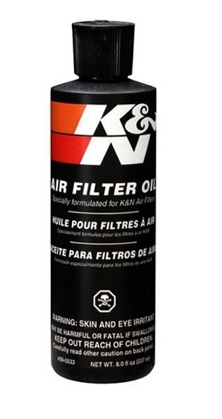 K&N Filters KN99-0533 Air Filter Oil 8-Oz. 236 Ml Squeeze Bottle - Red