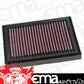 K&N Filters KNAL-1004 Replacement Motorcycle Air Filter Suit 2004-2010 Aprillia Rsv & Tuono 998 1000 Cc