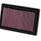 K&N Filters KNCM-9908 Replacement Motorcycle Air Filter Suit 2008-2012 Can-Am Spyder 990 & Rs 998