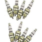 ACCEL SHORT BODY U-GROOVE SPARK PLUGS AC8199 TAPER SEAT .460" REACH HEAT RANGE 6