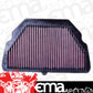 K&N Filters KNHA-6099 Replacement Motorcycle Air Filter Suit 1999-2000 Honda Cbr600F4