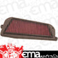 K&N Filters KNKA-0004 Replacement Motorcycle Air Filter Suit 1990-1993 Kawasaki Zx11C Ninja Zzr1100