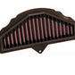 K&N Filters KNKA-1008R Replacement Motorcycle Air Filter Suit 2008-2010 Kawasaki Zx10R Ninja Race Specific Only